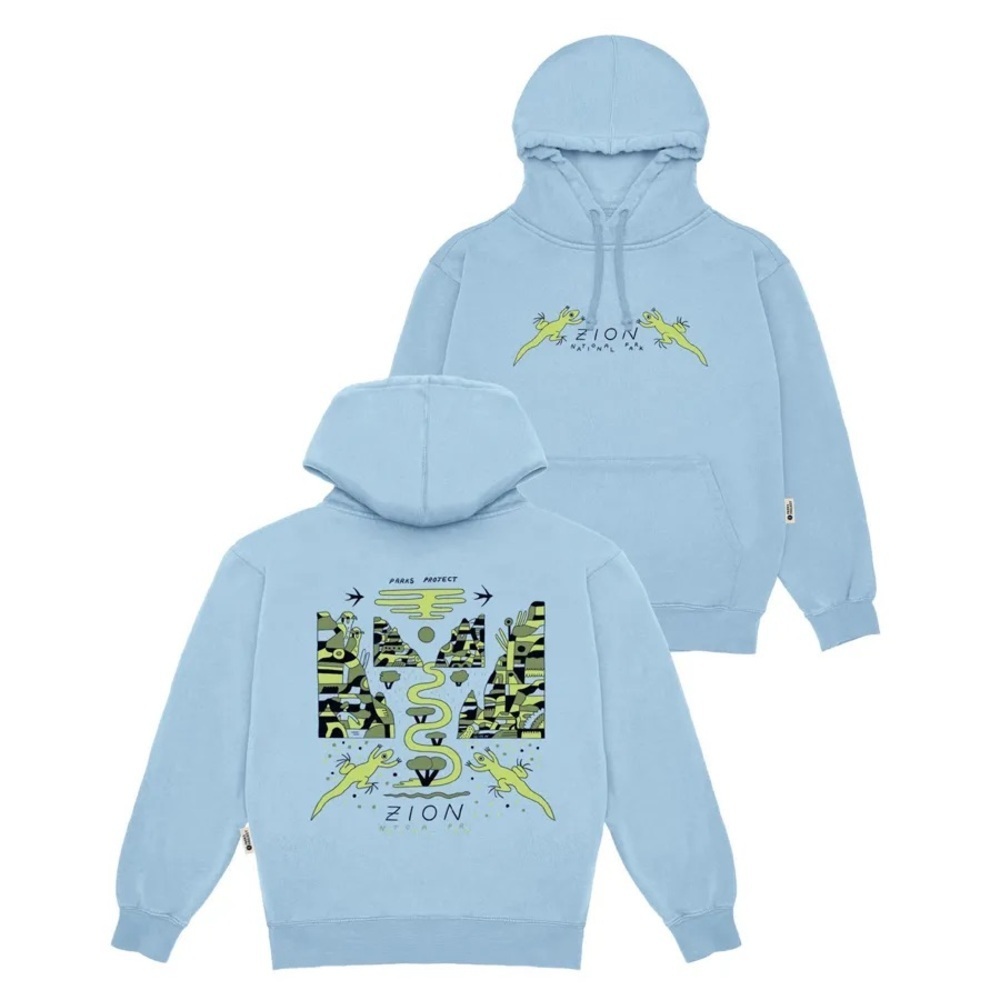 Parks Project Zion Lizards Hoodie NWT Rare National Park Graphic XS - Picture 3 of 7